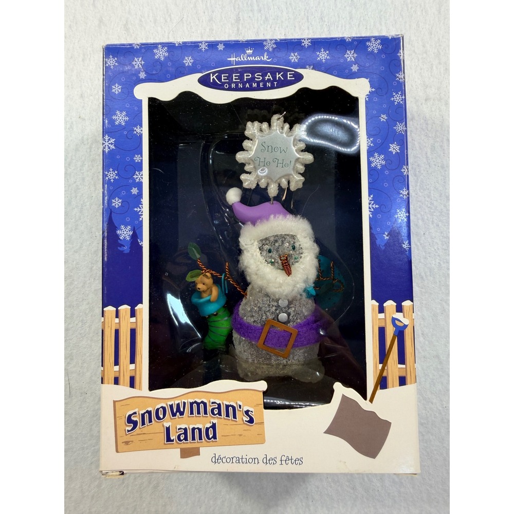 Hallmark Keepsake Ornament Snowmans Land Snow Ho Ho 2003 Tammy Haddix QP1107
